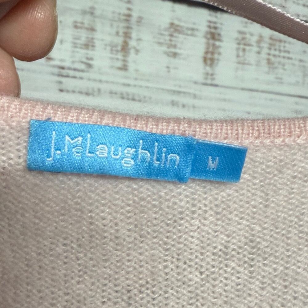 J. McLaughlin Light Pink Women's Cardigan Medium - Picture 3 of 6